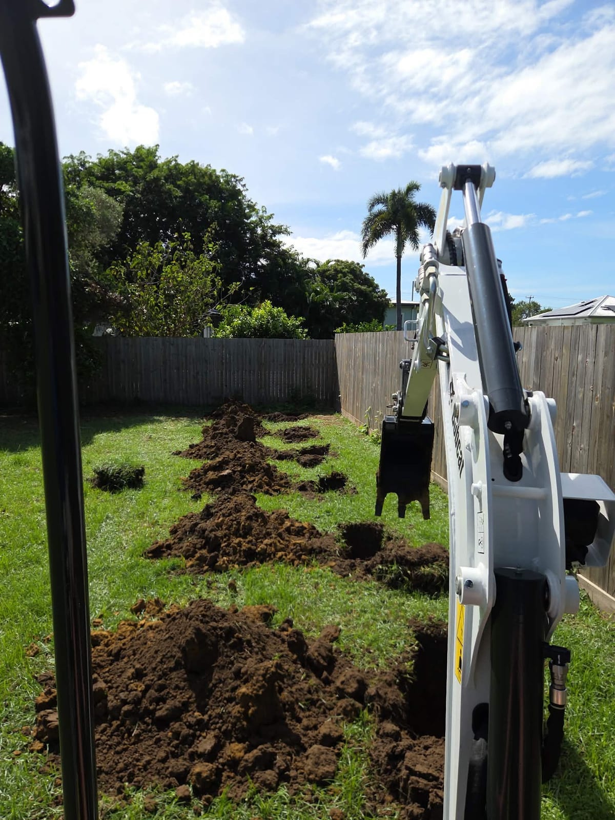 2T Bobcat Excavator for hire in Townsville