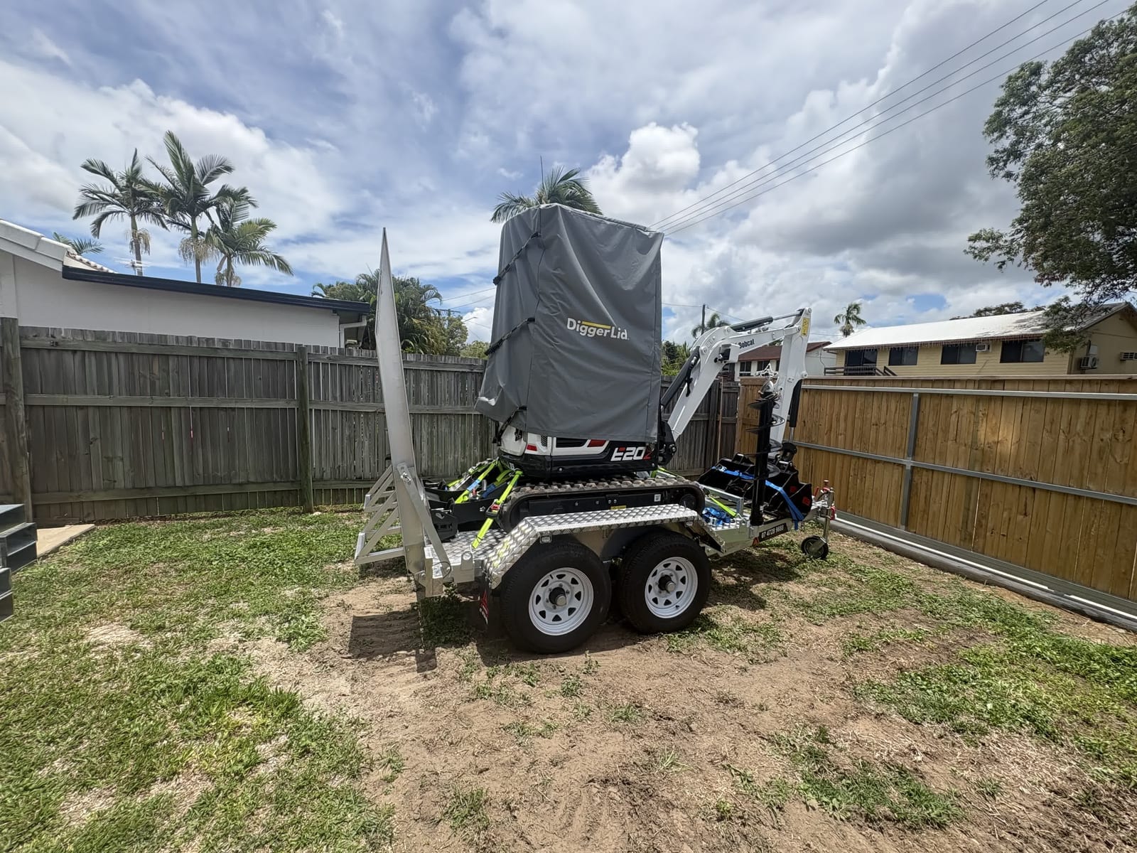 2T Bobcat Excavator hire in Townsville
